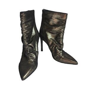 Nine West TIAA Suede Ankle Boots BOOTIE Women's Size 9.5 M